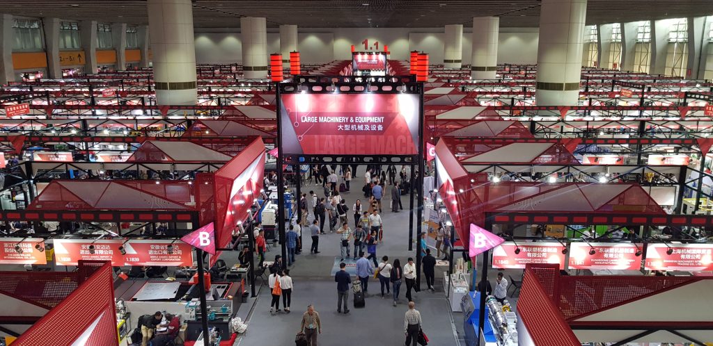 cómo encontrar proveedores en China - feria comercial