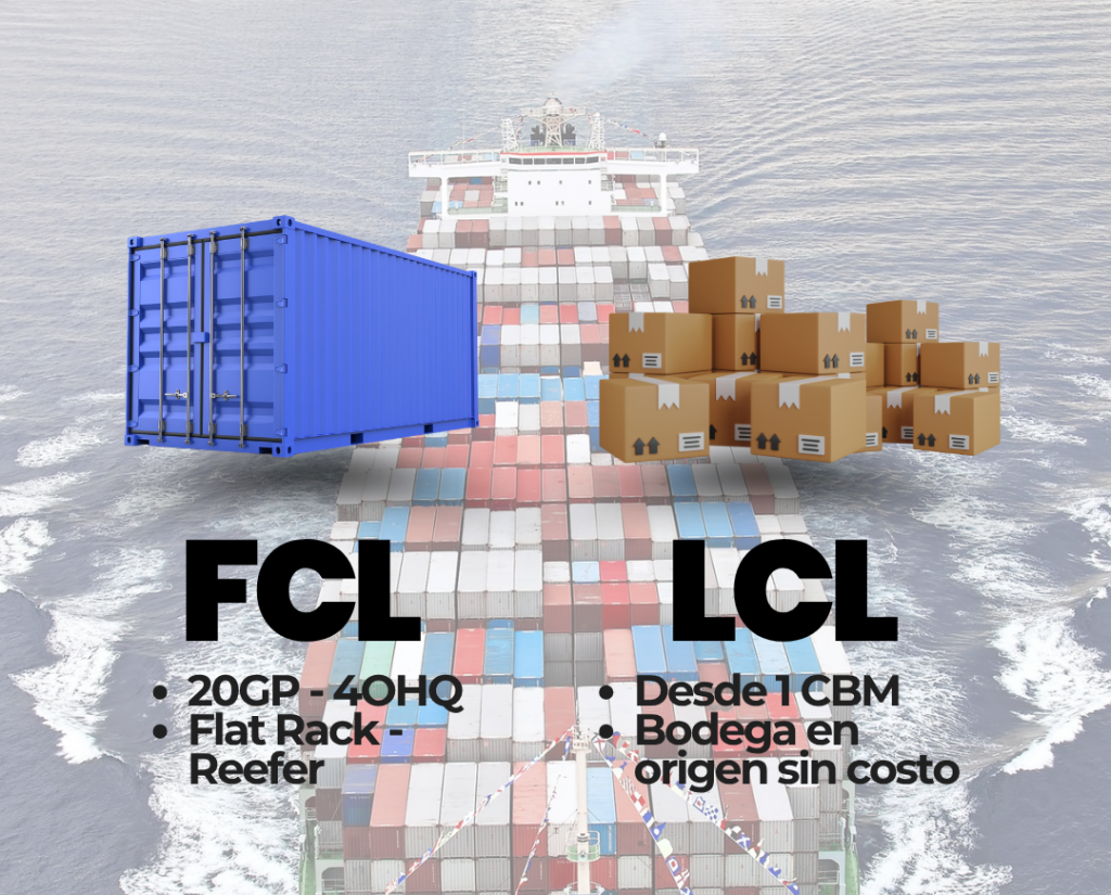 FCL vs LCL cuál me conviene
